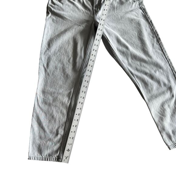 Everlane Light Gray High Rise Slouch Cropped The Summer Jean 29 waist - Picture 6 of 9